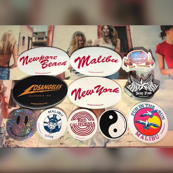 100 Brandy Melville Stickers - Picture 3 of 5